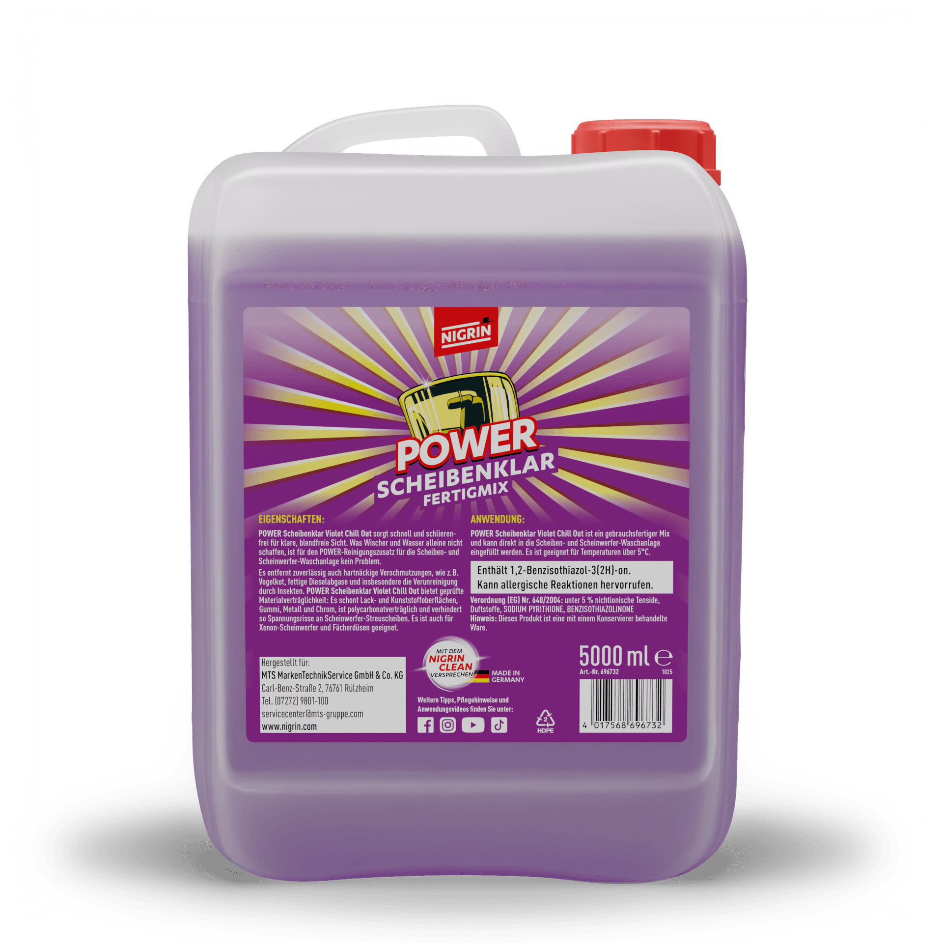 POWER Scheibenklar Fertigmix Violet Chill Out 5 L Ecommerce