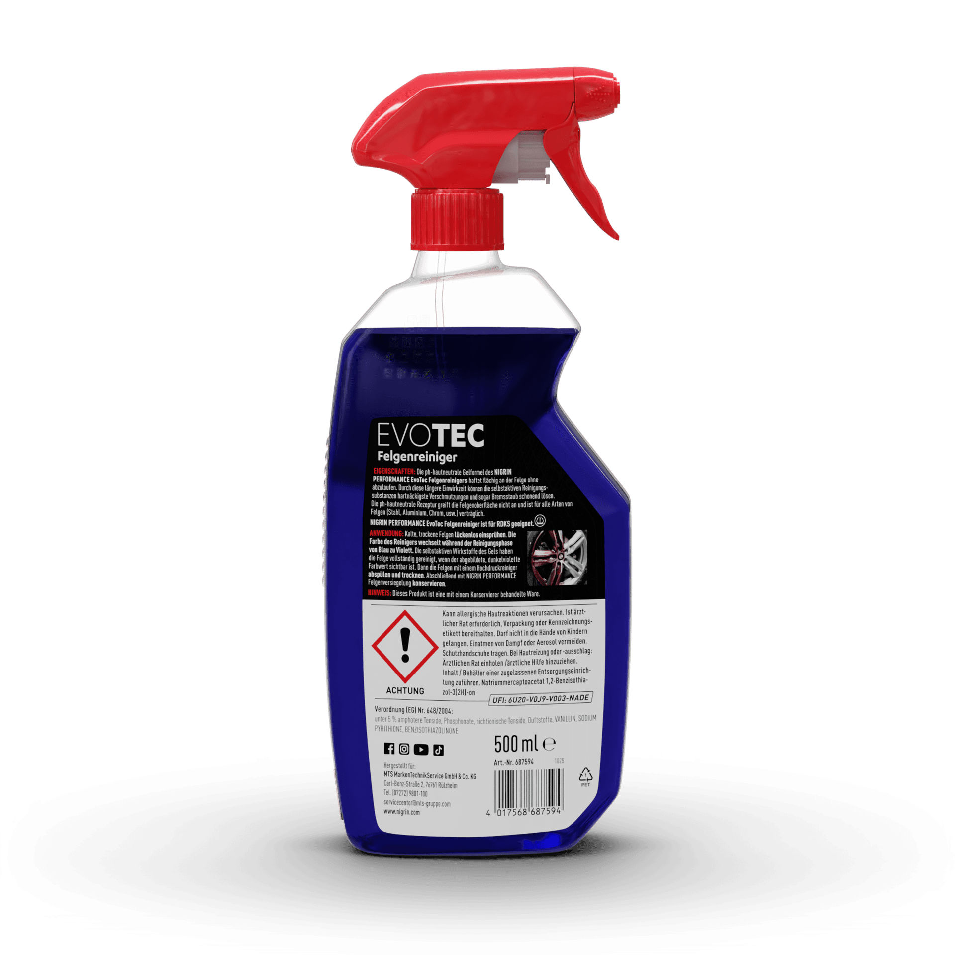 PERFORMANCE Wheel Cleaner EvoTec 500 ml