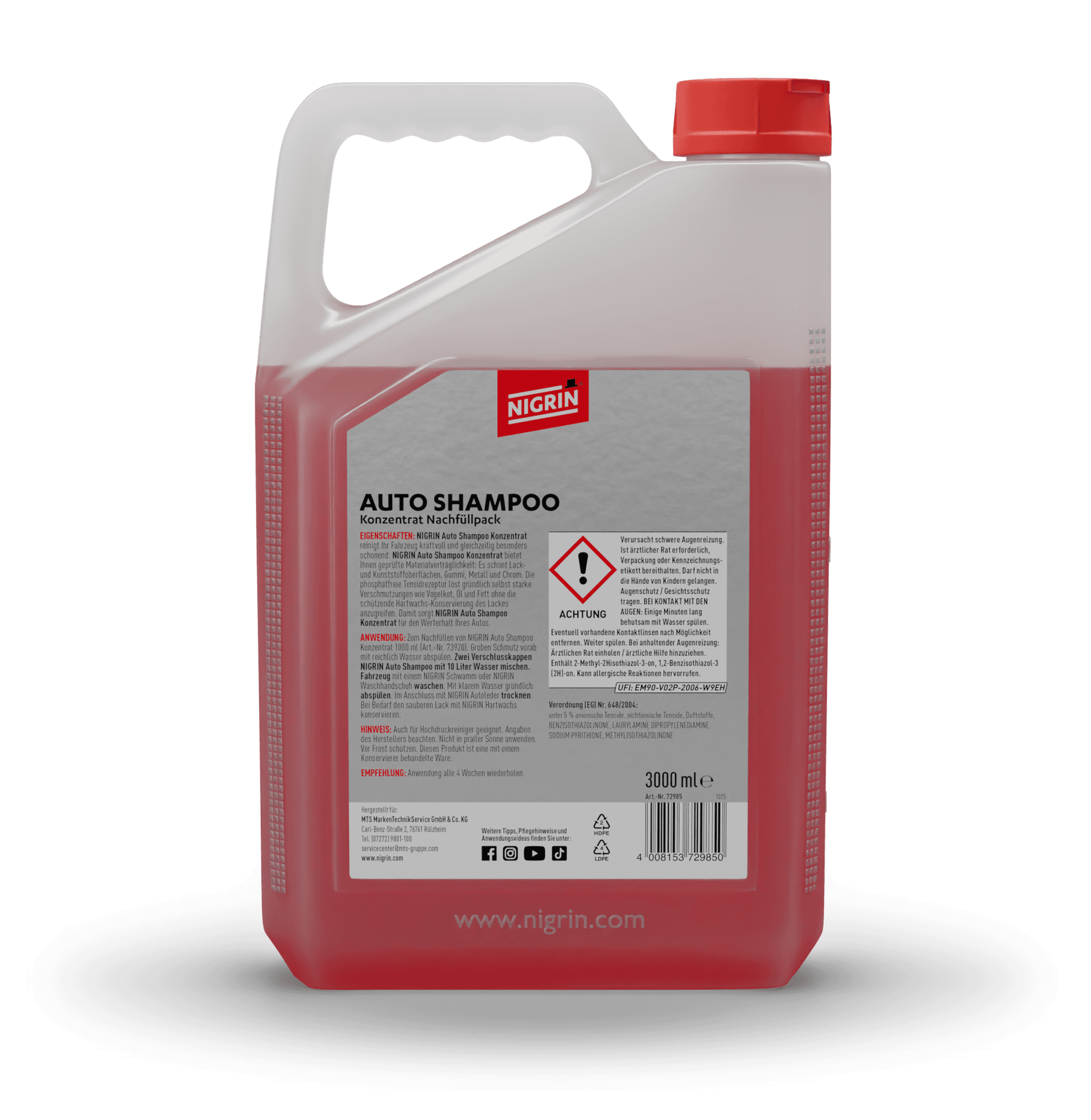Auto-Shampoo Konzentrat Orange 3 L