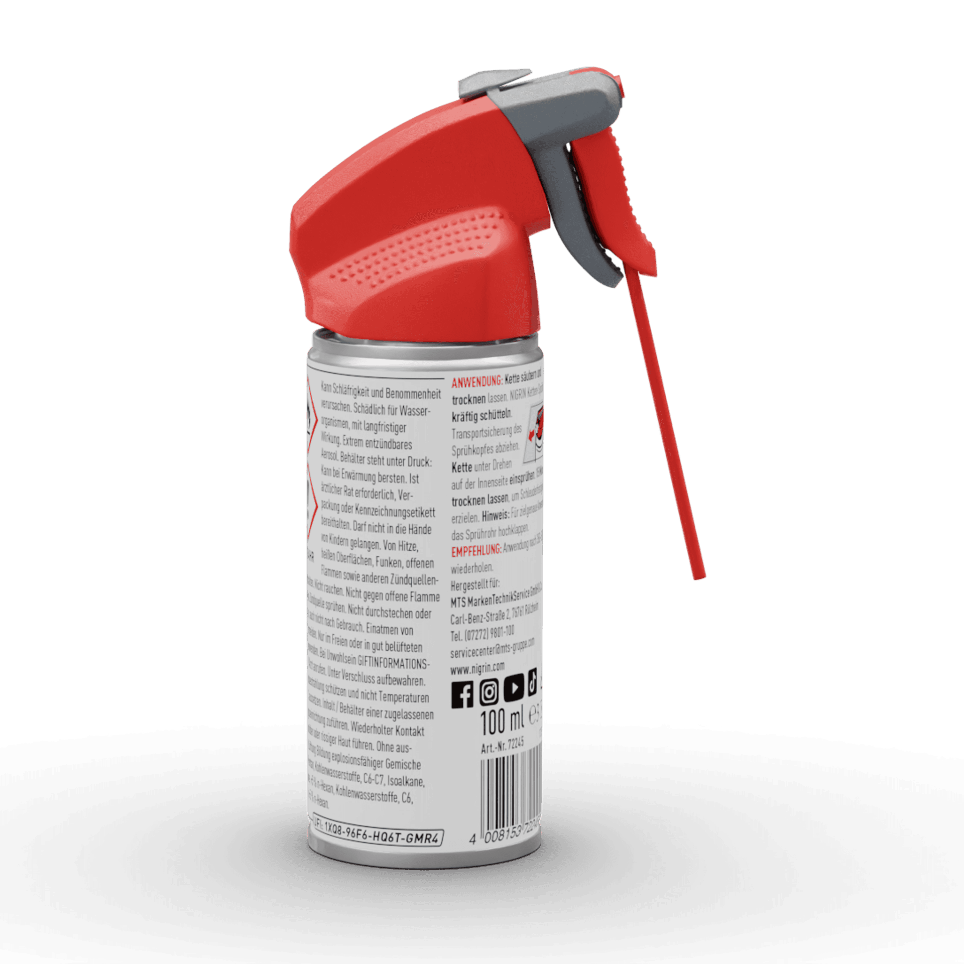 Chain Spray Grease for Motorcycles 100 ml