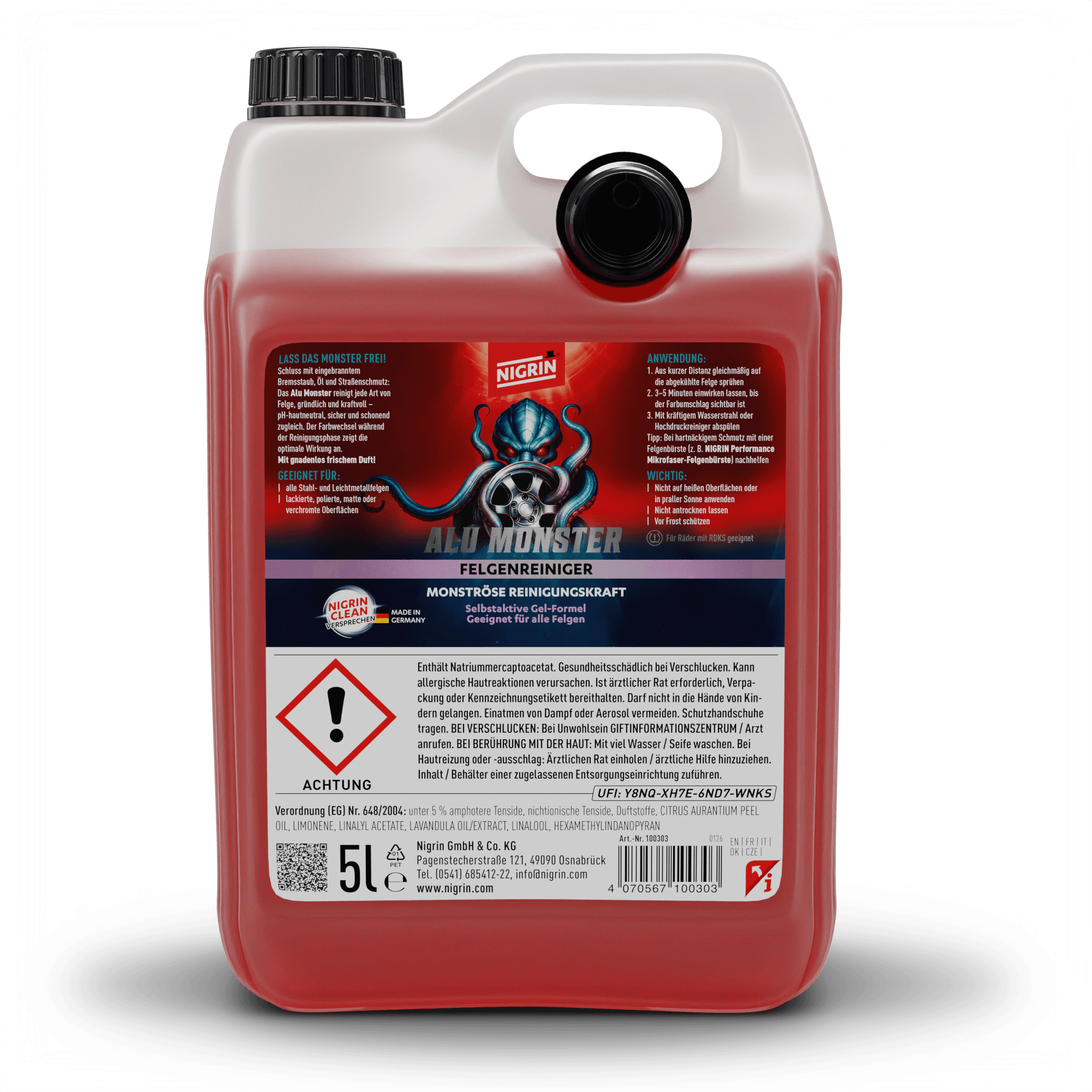 Alu Monster Felgenreiniger <nobr>5 L</nobr>