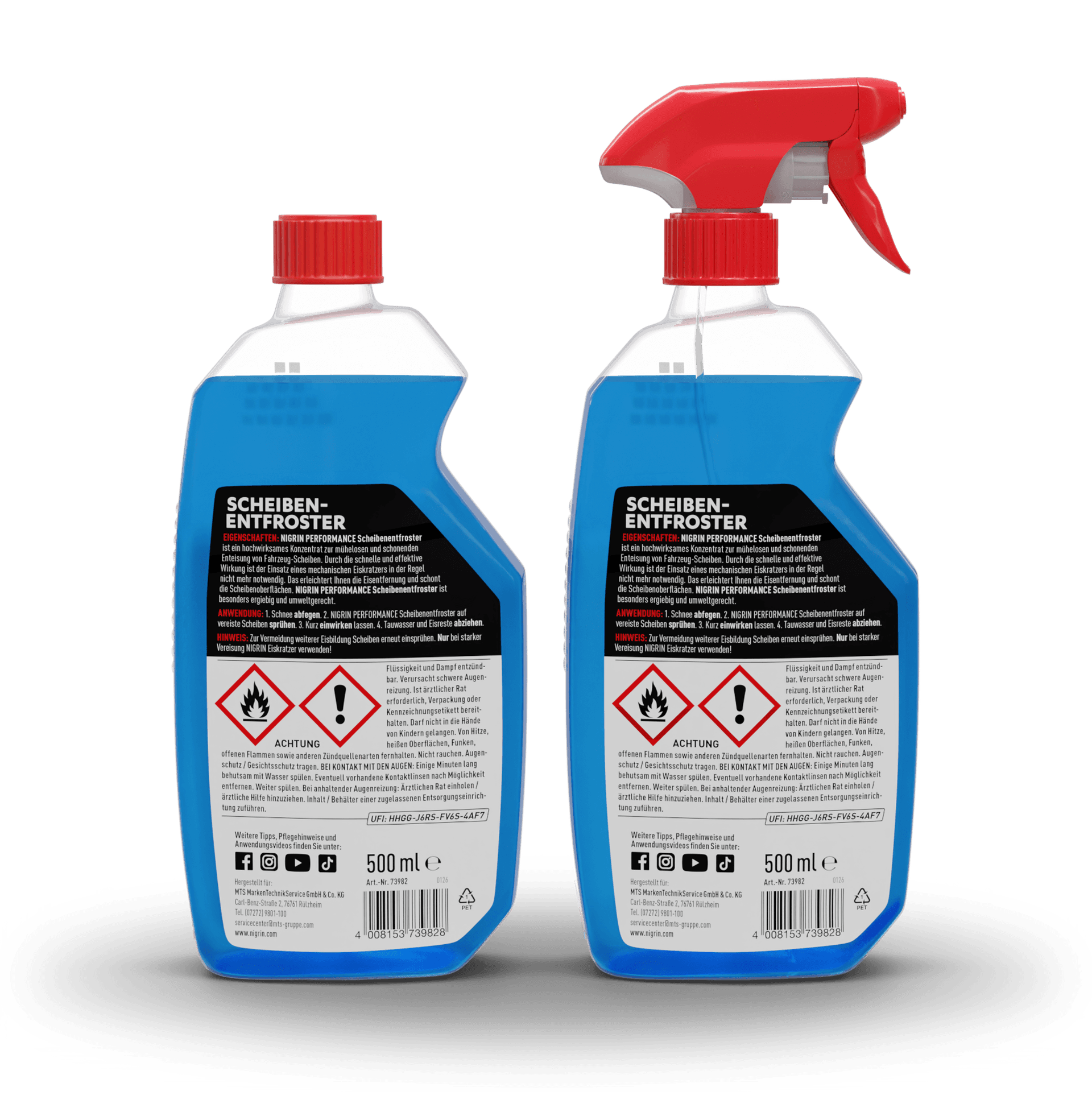 PERFORMANCE Scheibenentfroster 500 ml 2 Stk.