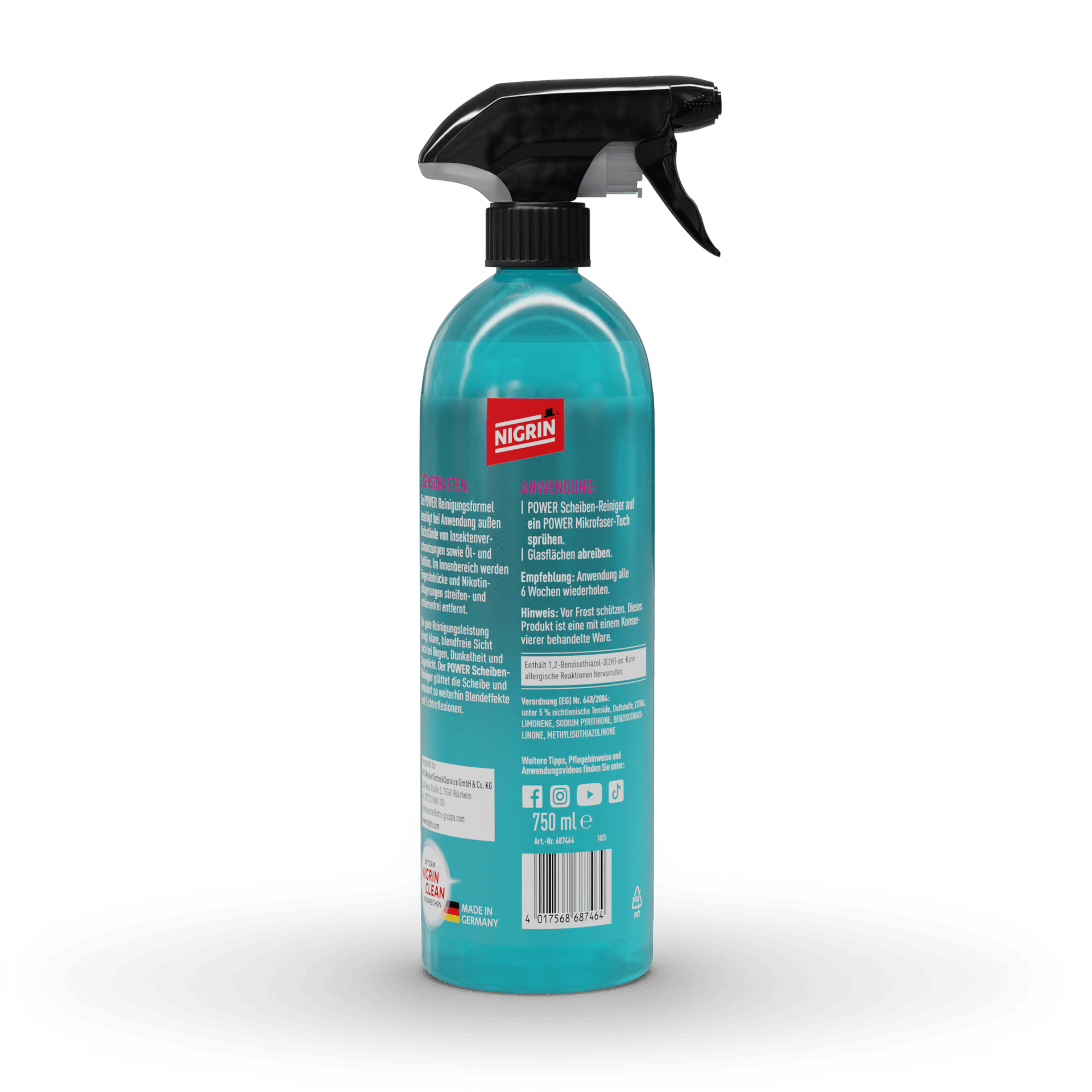 POWER Windshield Cleaner 750 ml