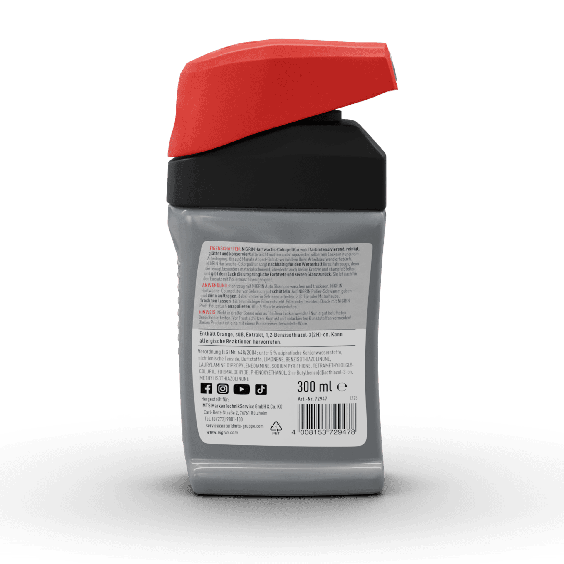 Hard Wax Color Polish Silver 300 ml
