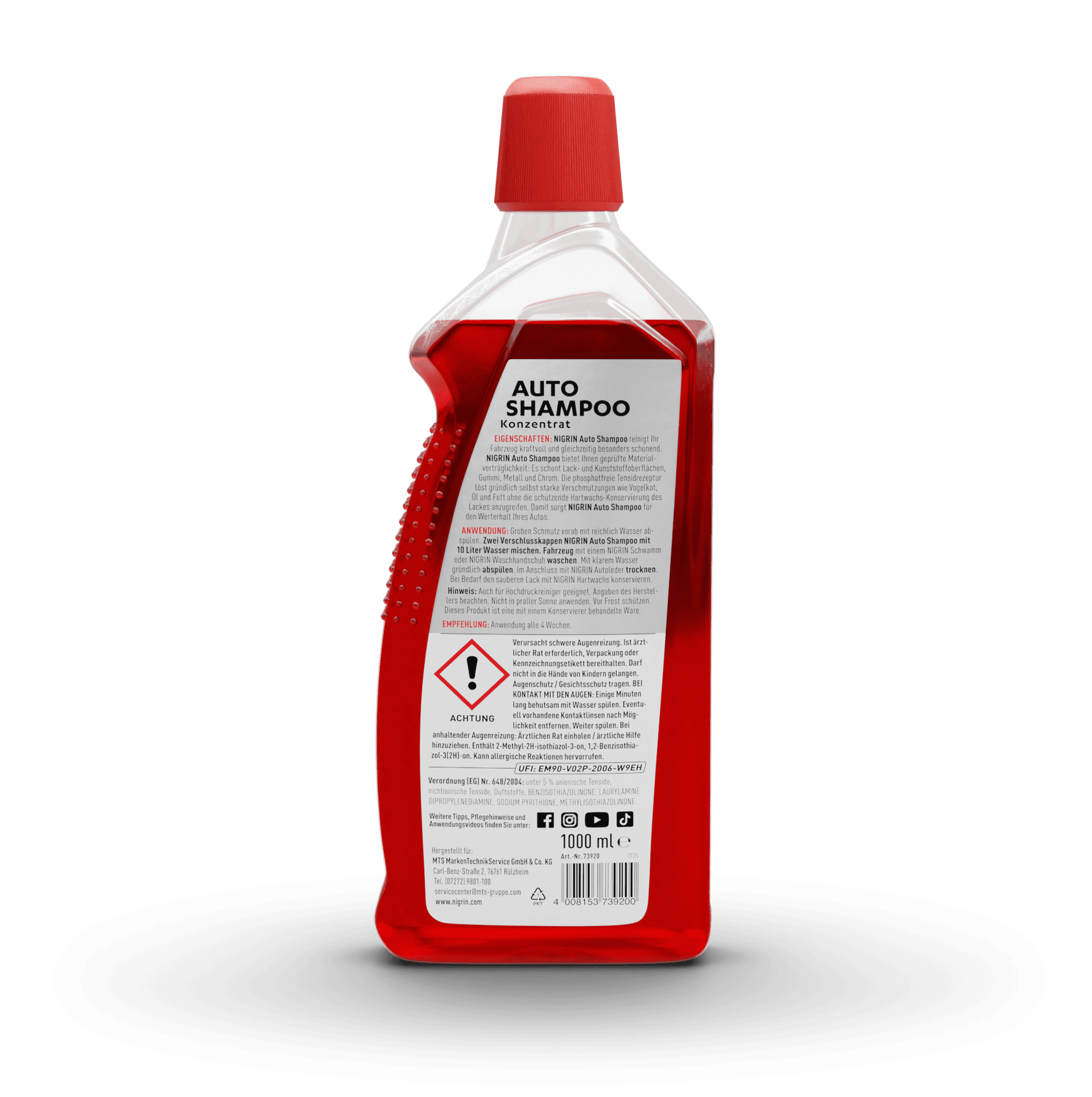 Car Shampoo Concentrate Orange 1 L