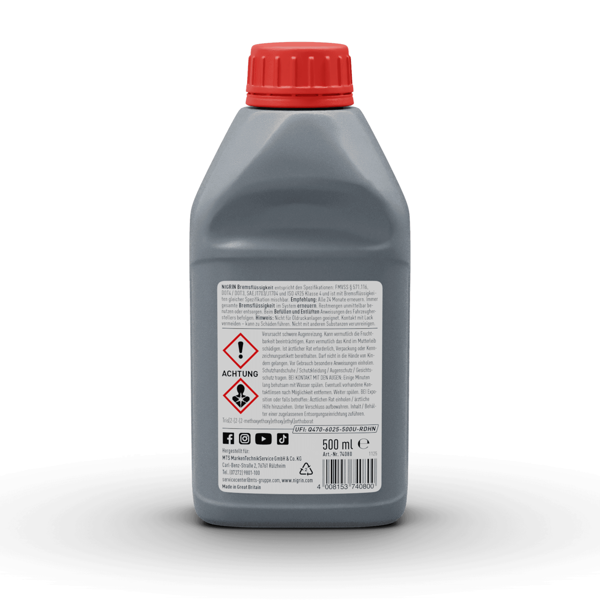 Bremsflüssigkeit DOT4 500 ml