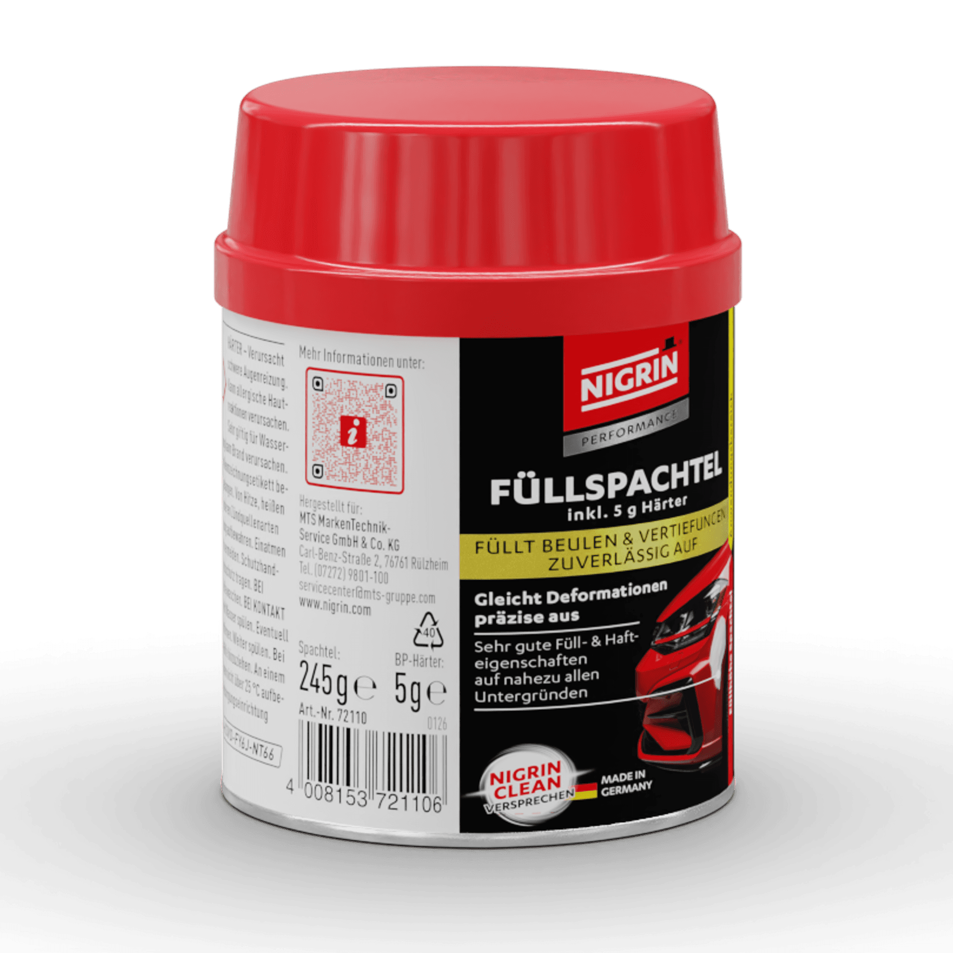 PERFORMANCE Body Filler 250 g, 2 pcs