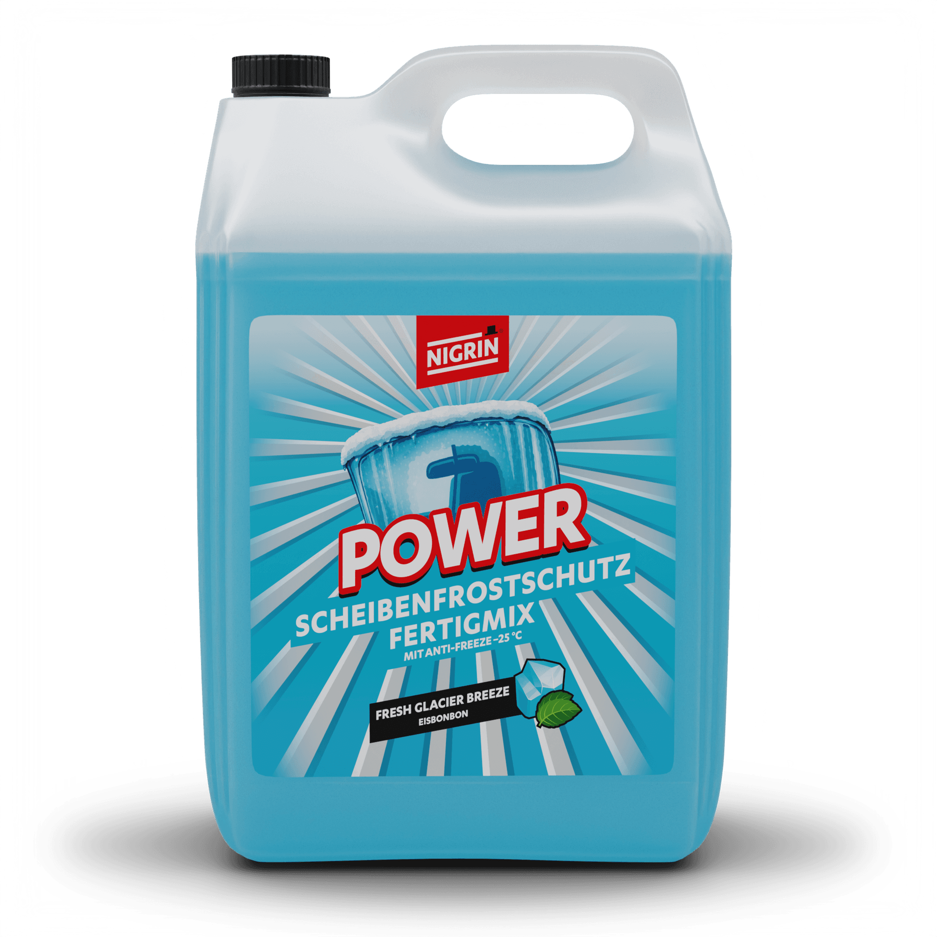 POWER Windshield Washer Antifreeze Ready-to-Use FRESH GLACIER BREEZE -25 °C 5 L