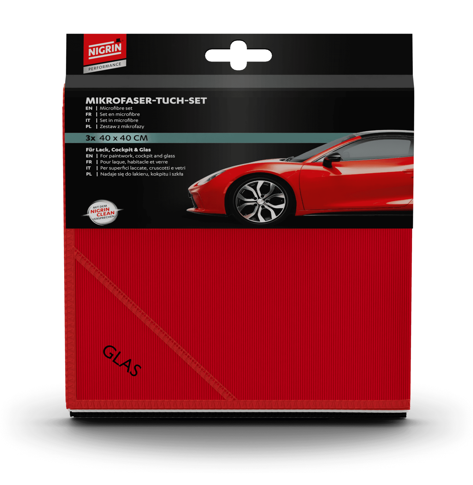 PERFORMANCE Microfiber Cloth Set, set of 3