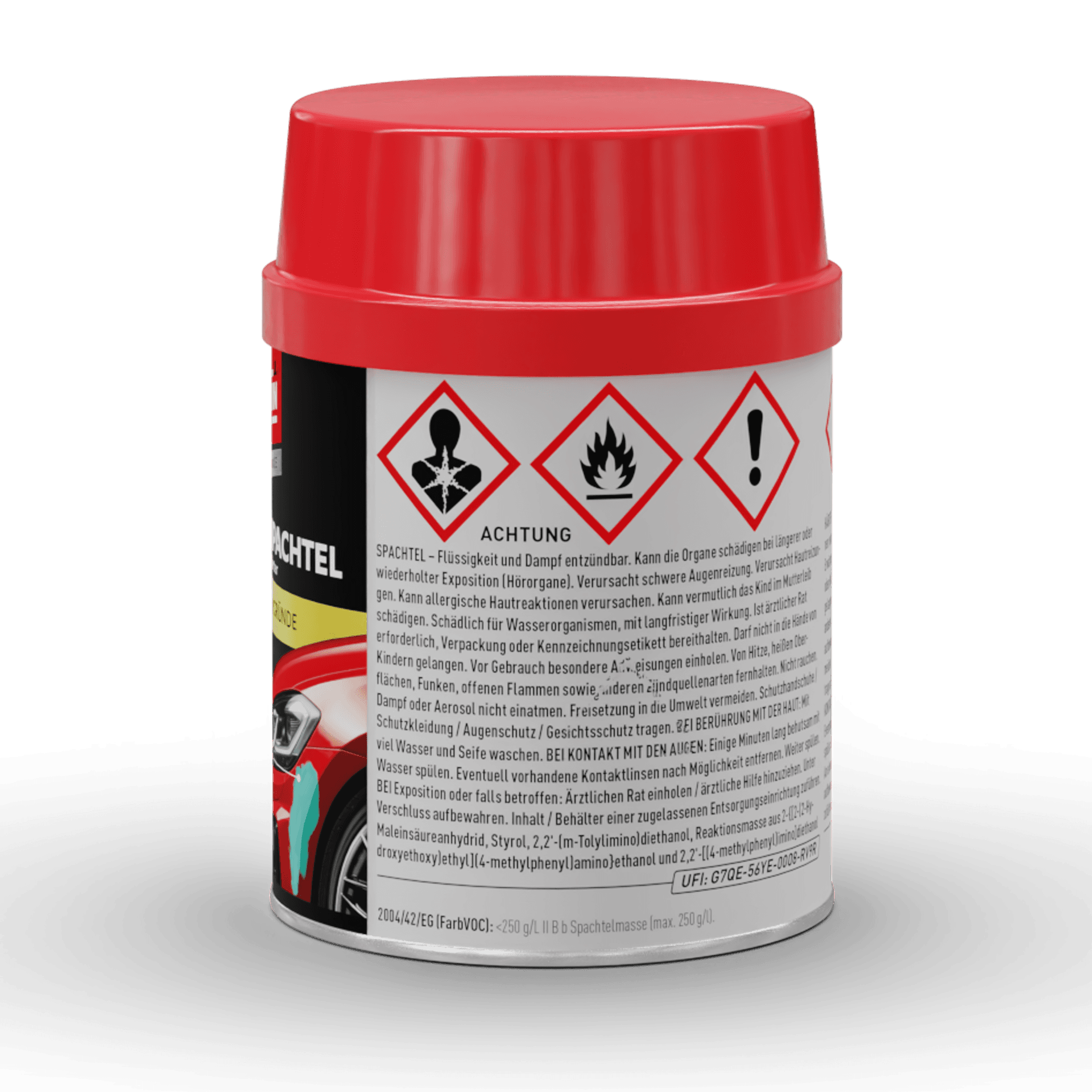 PERFORMANCE Glasfaserspachtel 500g 2 tlg.