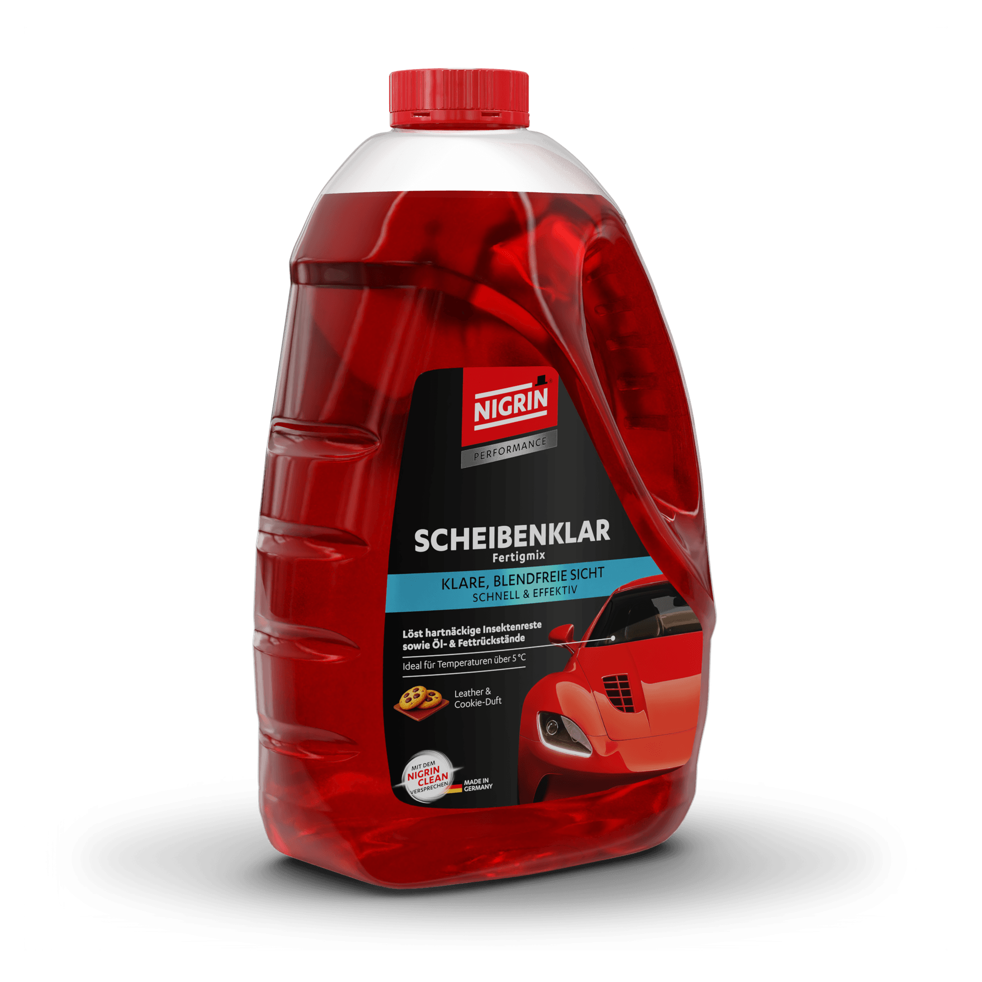 PERFORMANCE Windshield Cleaner Ready-to-Use Mix Leather & Cookie 3 L
