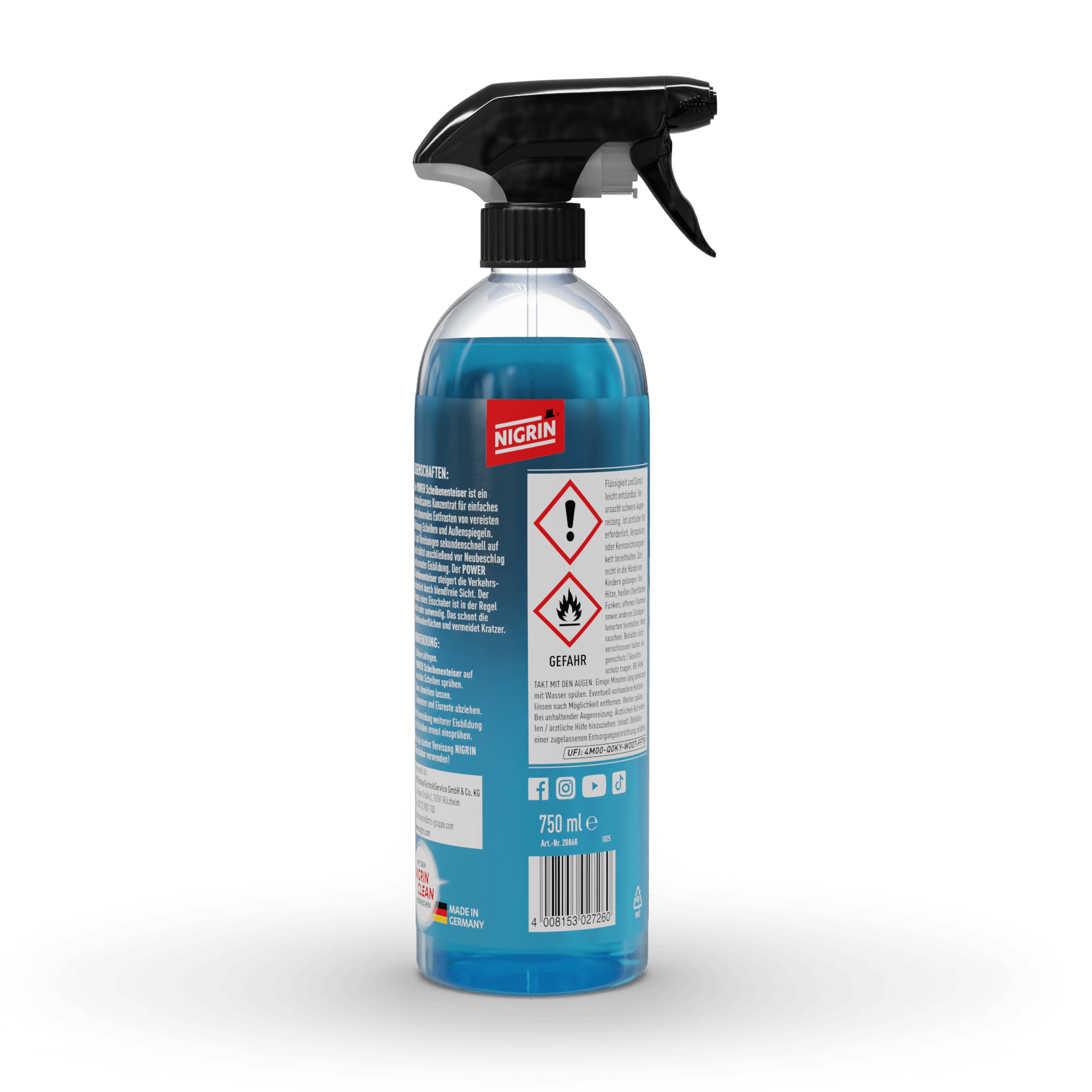 POWER Windshield De-Icer 750 ml