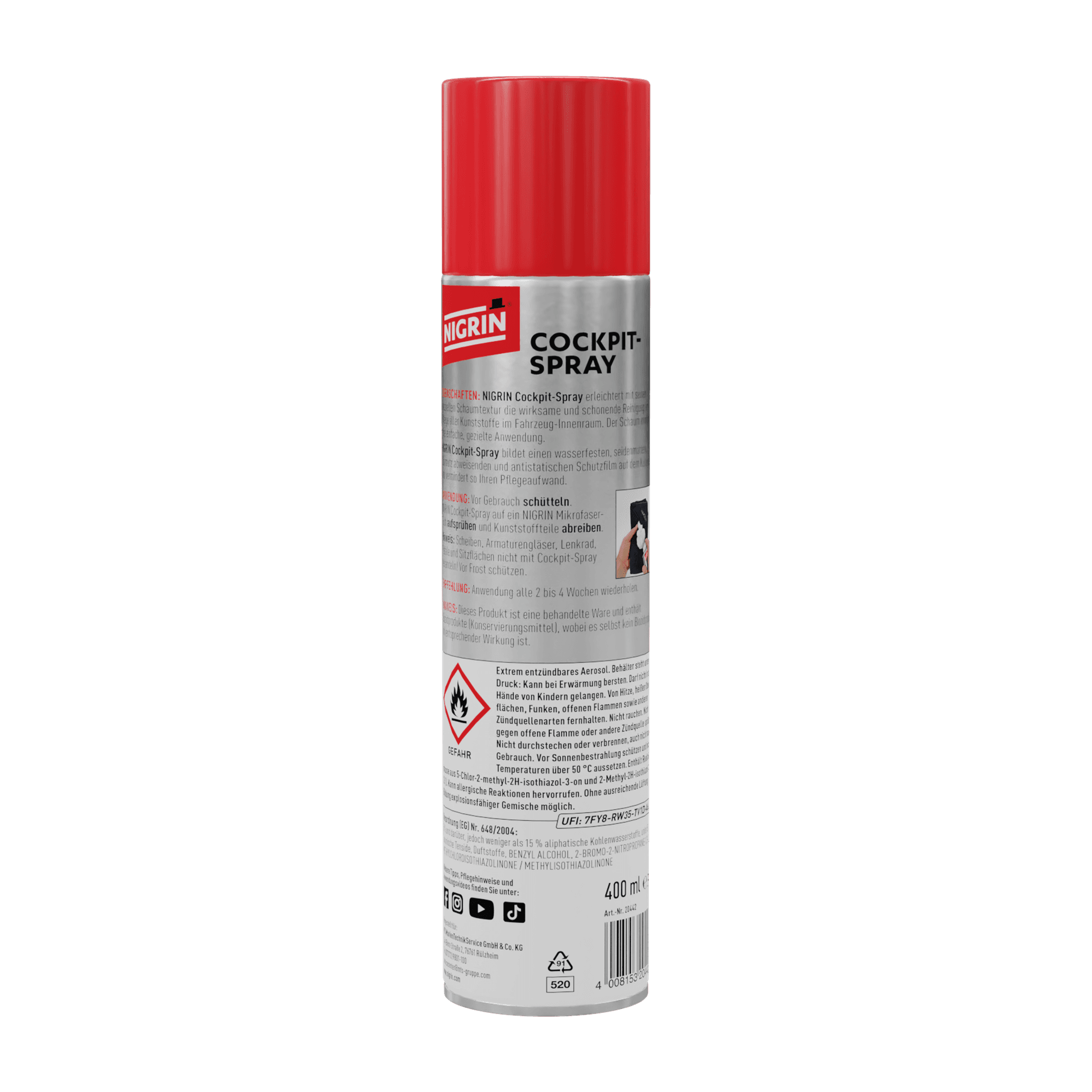Cockpit-Spray Berries & Cream 400 ml
