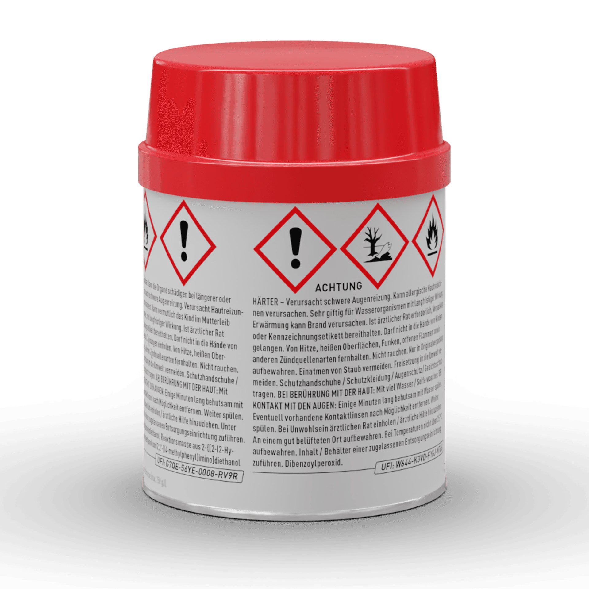 PERFORMANCE Glasfaserspachtel 500g 2 tlg.