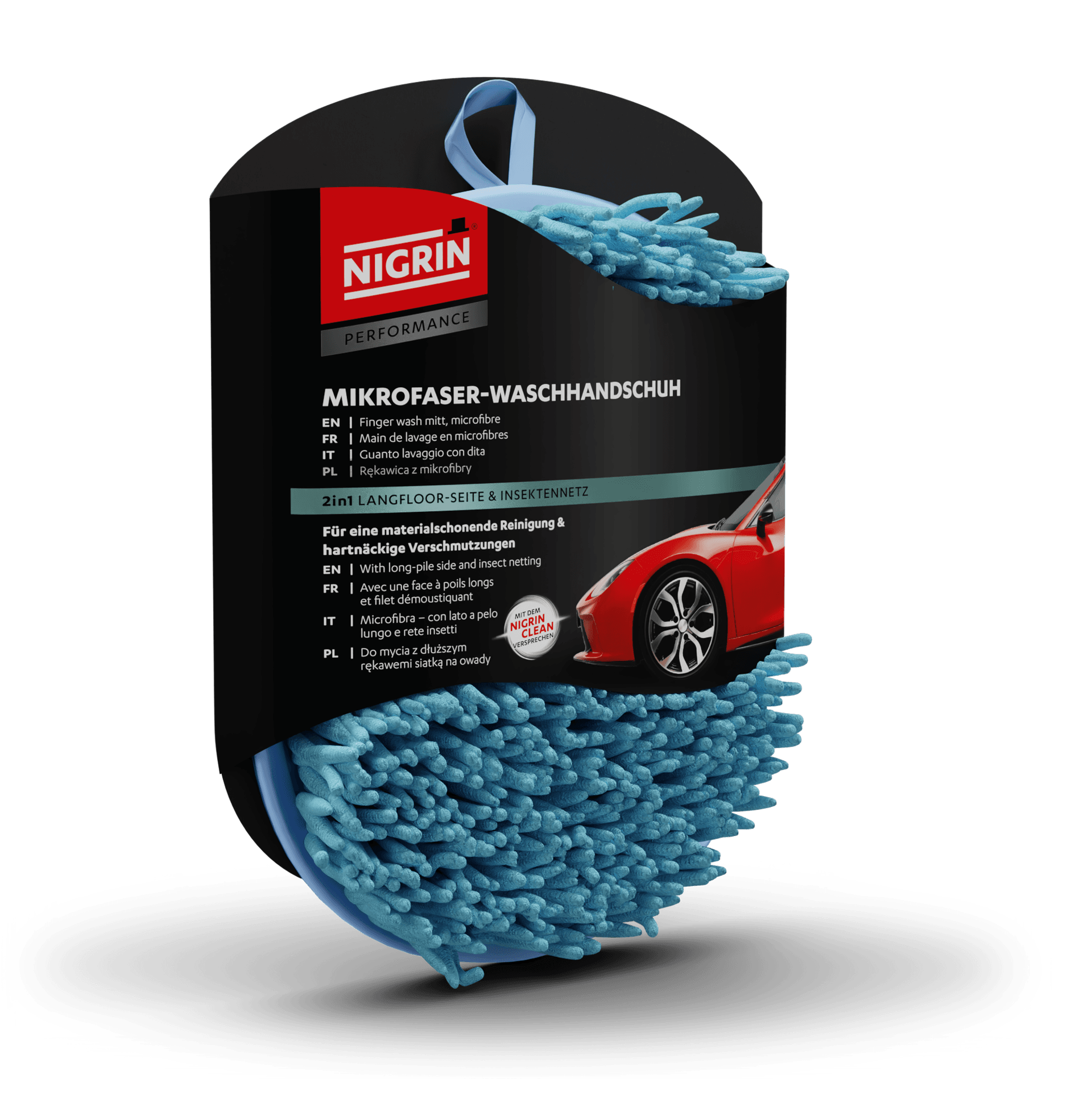 PERFORMANCE Microf-Wasch-Handschuh mit Insektennetz