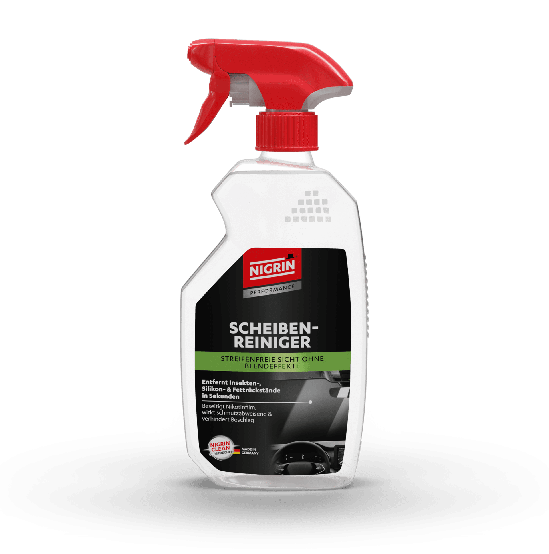PERFORMANCE Windshield Cleaner with Nicotine Remover 500 ml