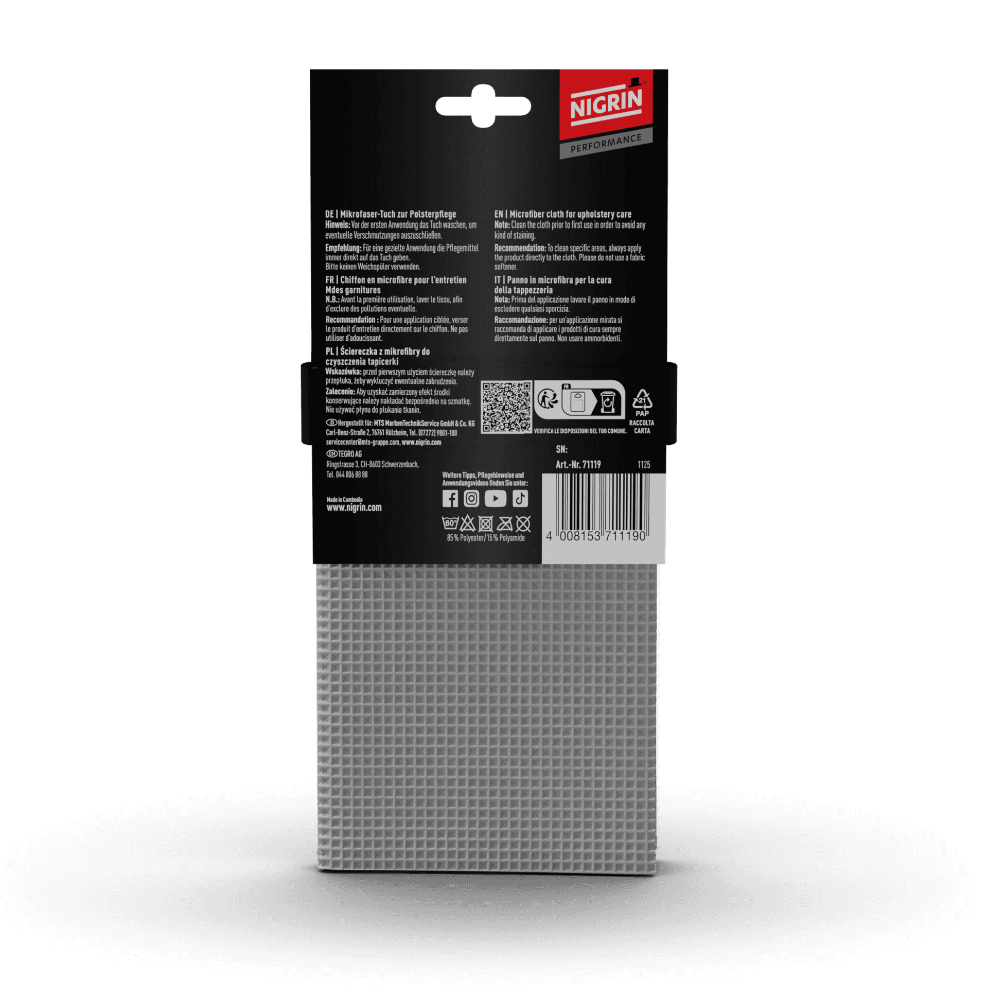 PERFORMANCE Microfaser-Tuch Polster