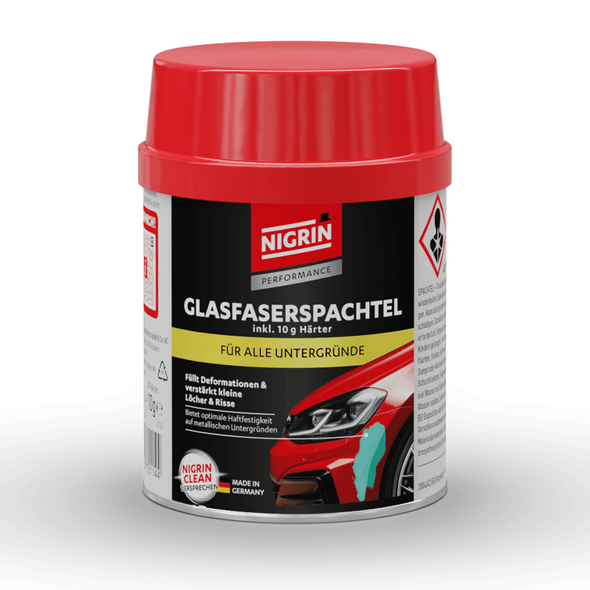 PERFORMANCE Glasfaserspachtel 500g 2 tlg.