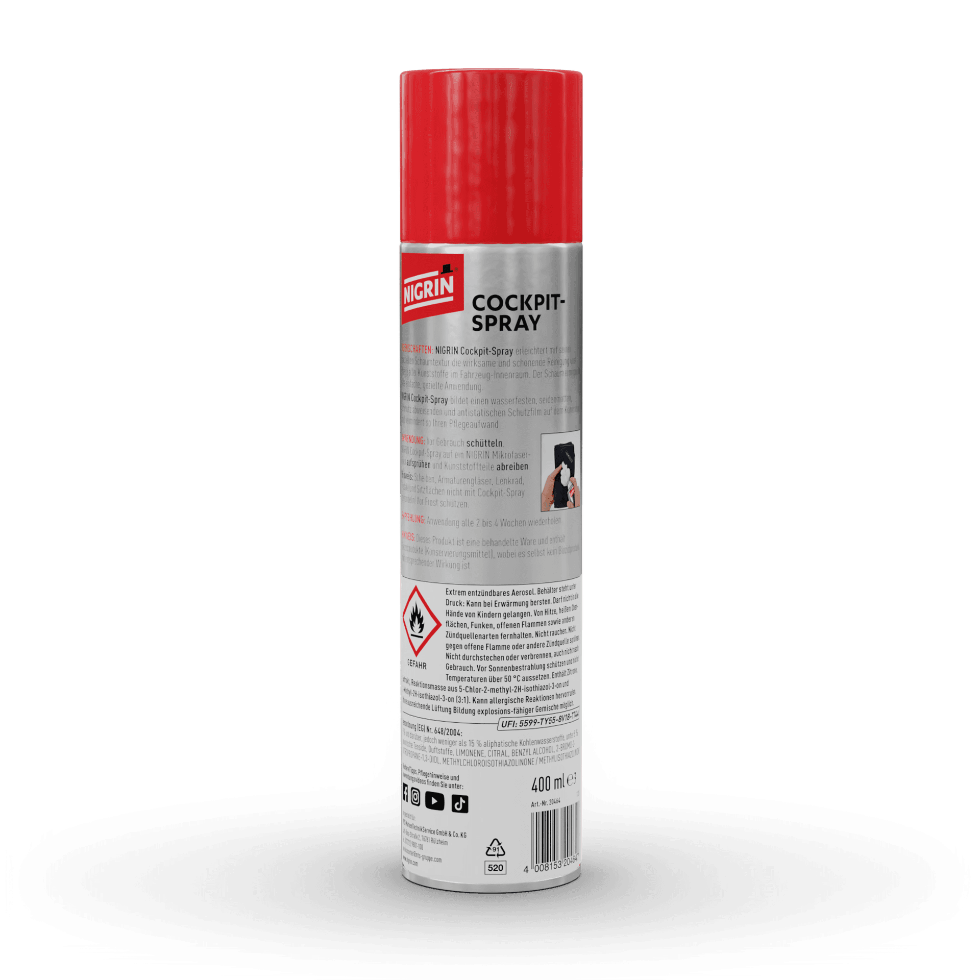 Cockpit-Spray Zitrone 400 ml