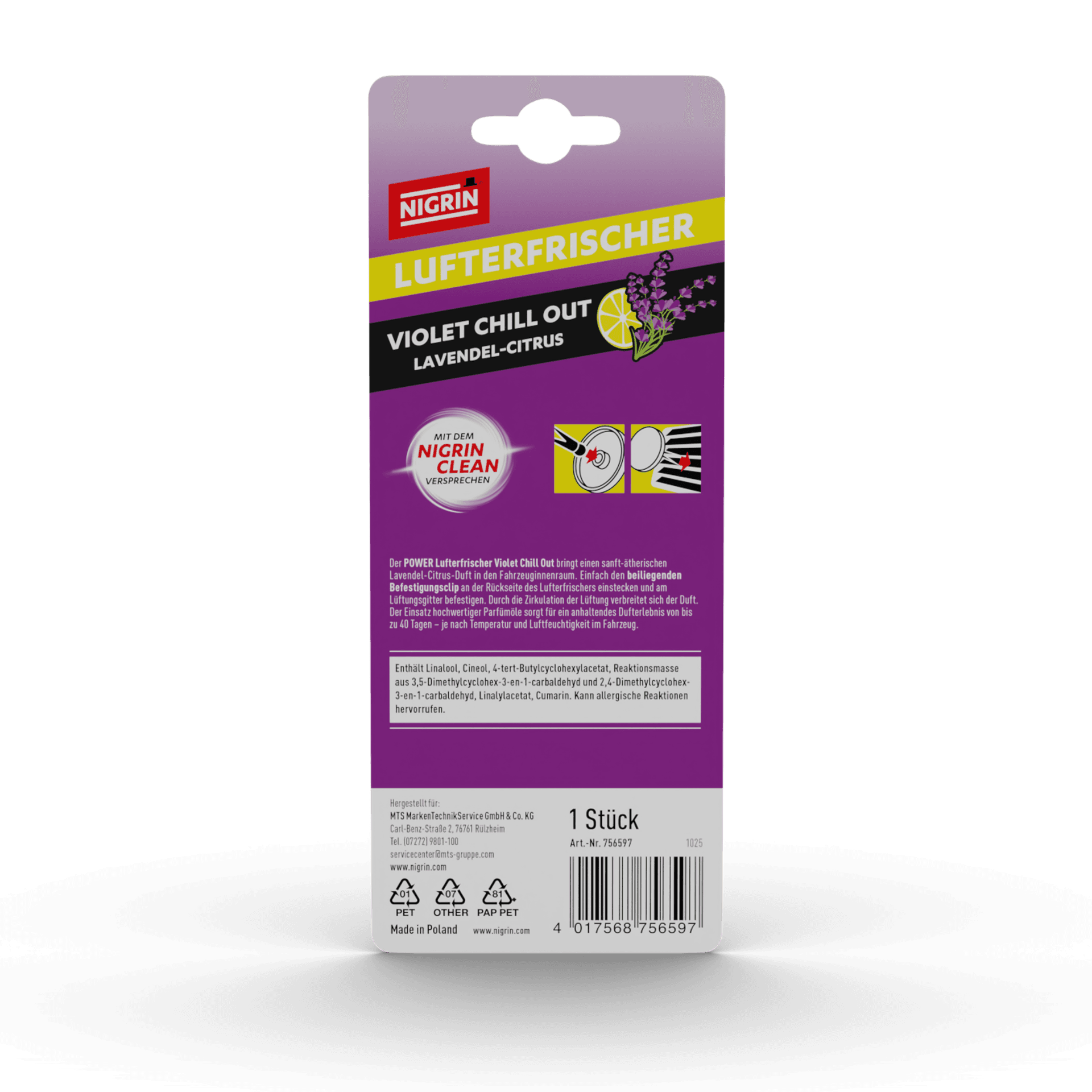 POWER Lufterfrischer Violet Chill Out