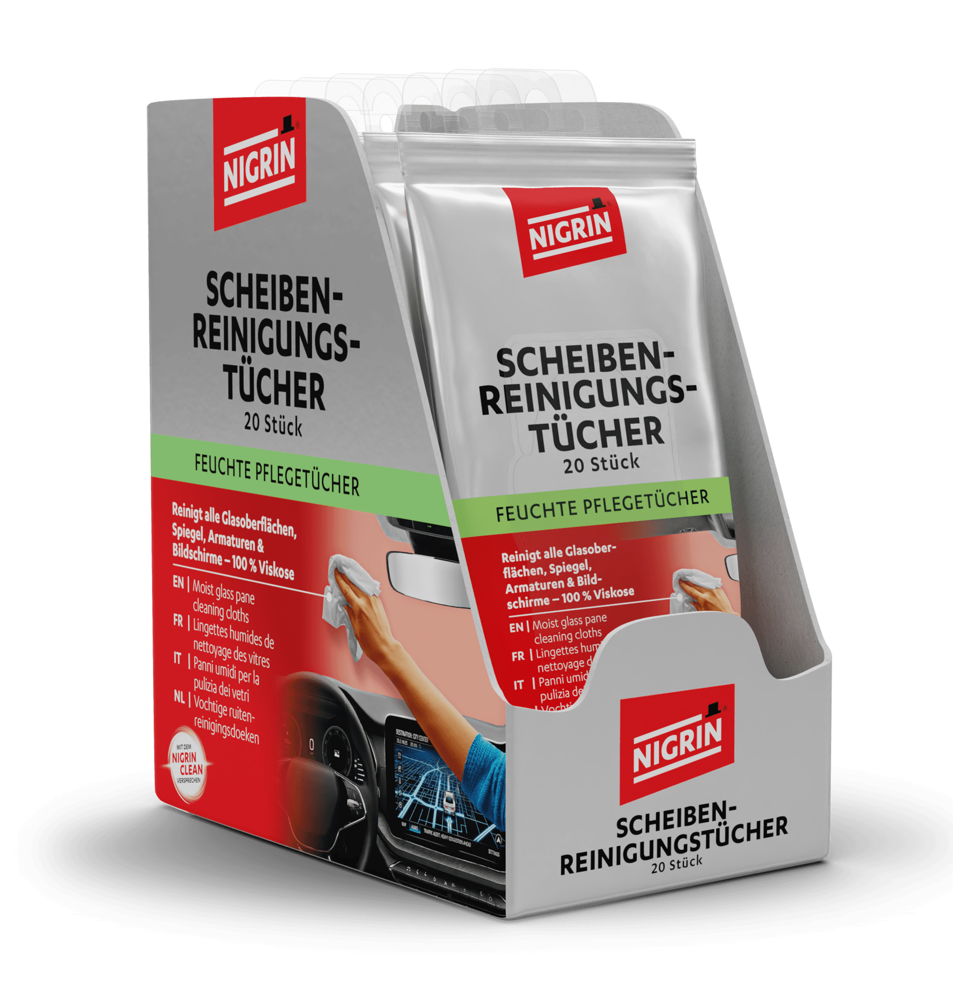 Scheibenreinigungstücher 20 Stk.