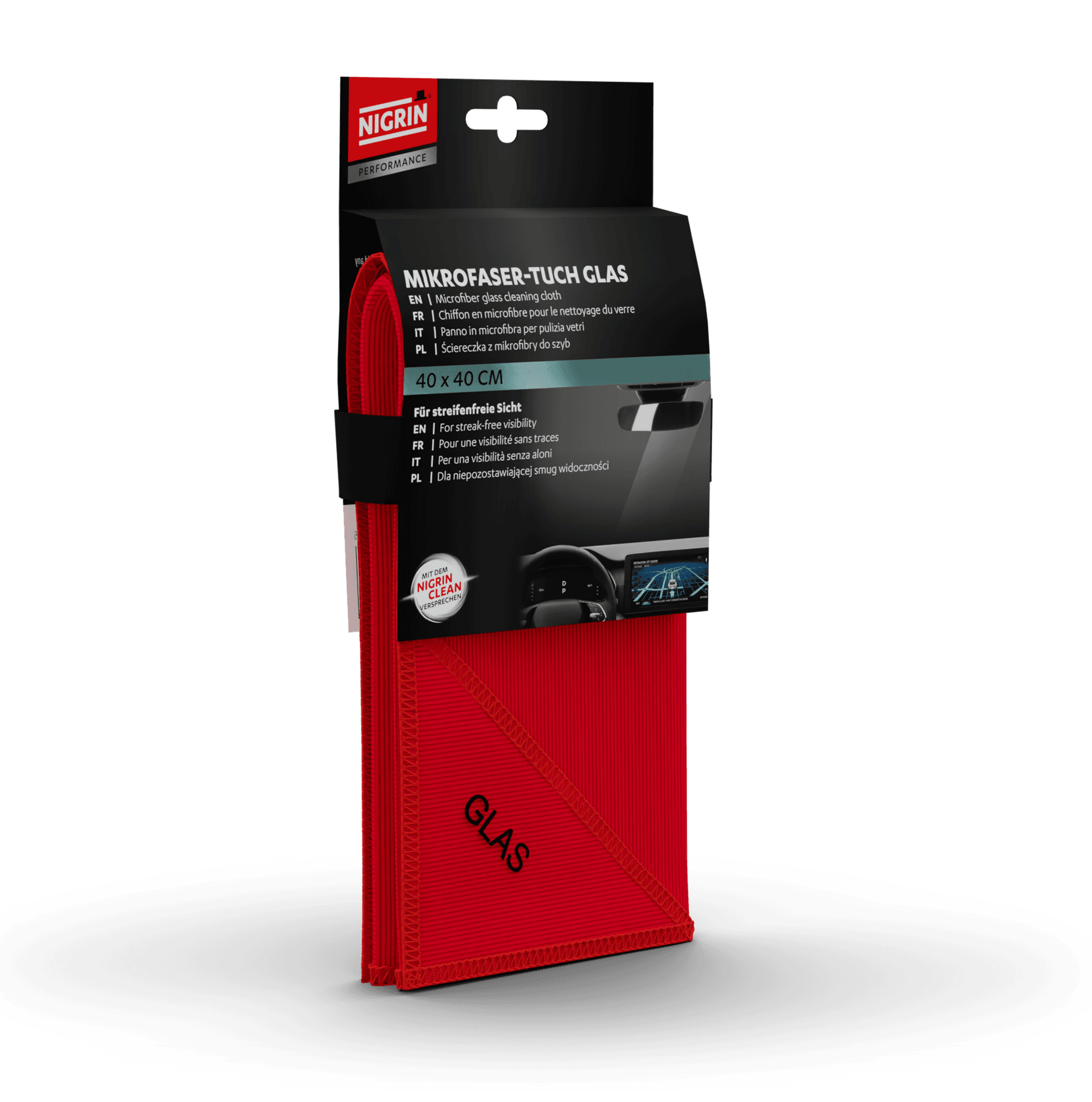 PERFORMANCE Microfaser-Tuch Glas