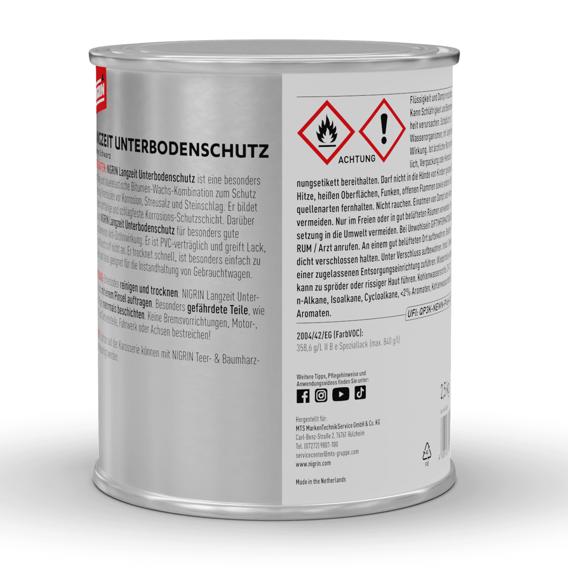 Long-Term Underbody Protection 2500 g