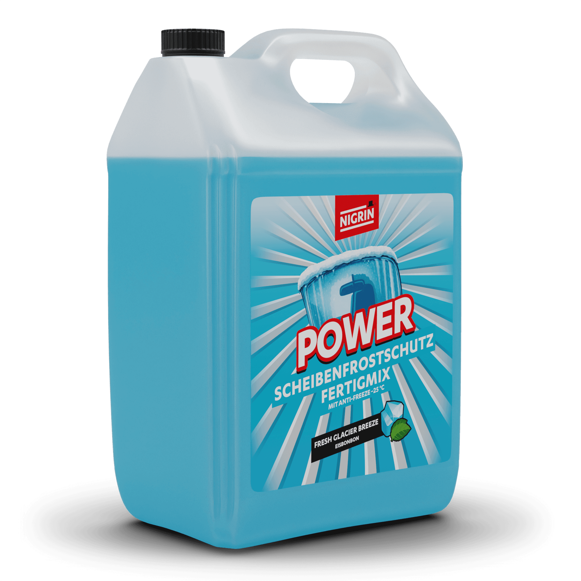 POWER Windshield Washer Antifreeze Ready-to-Use FRESH GLACIER BREEZE -25 °C 5 L