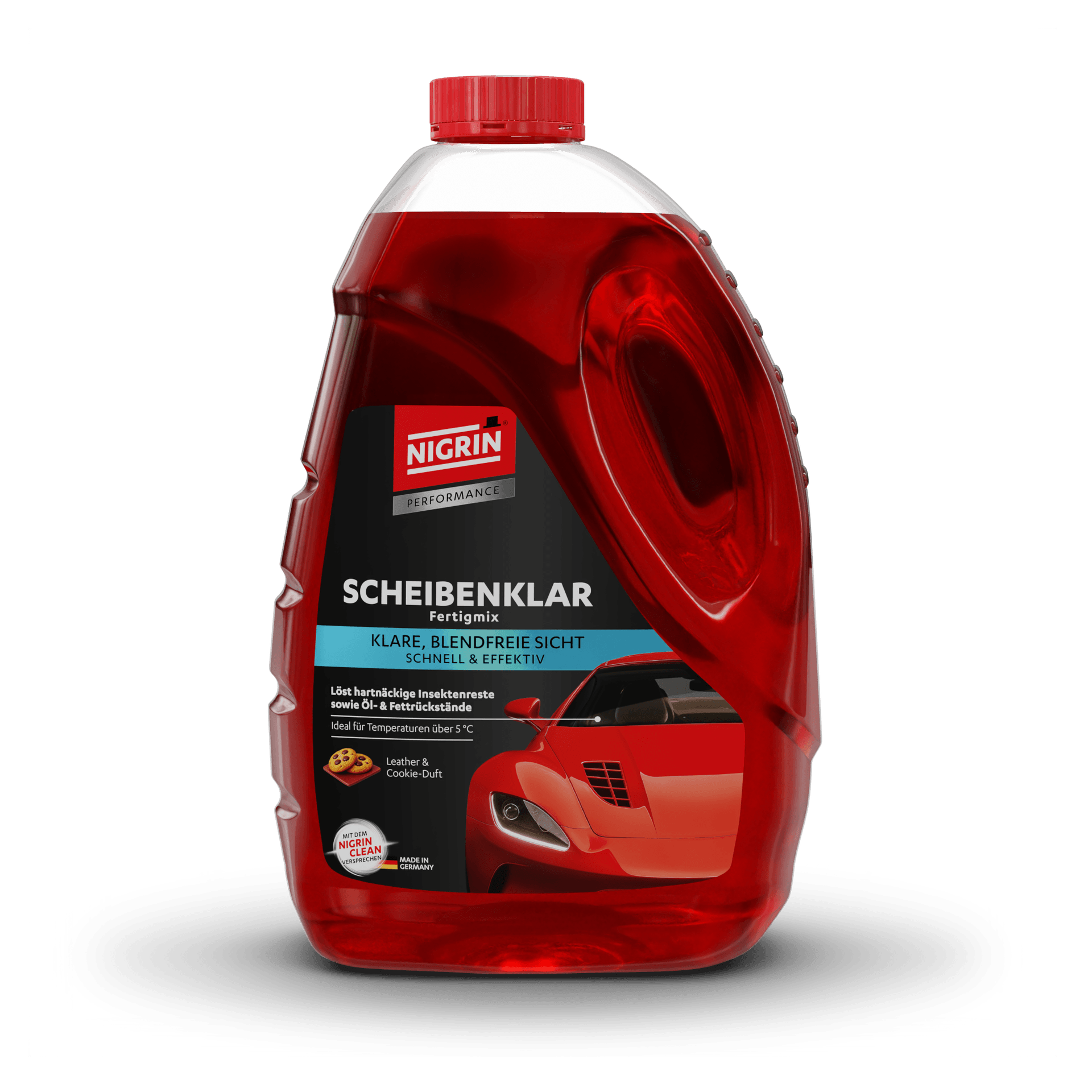 PERFORMANCE Windshield Cleaner Ready-to-Use Mix Leather & Cookie 3 L