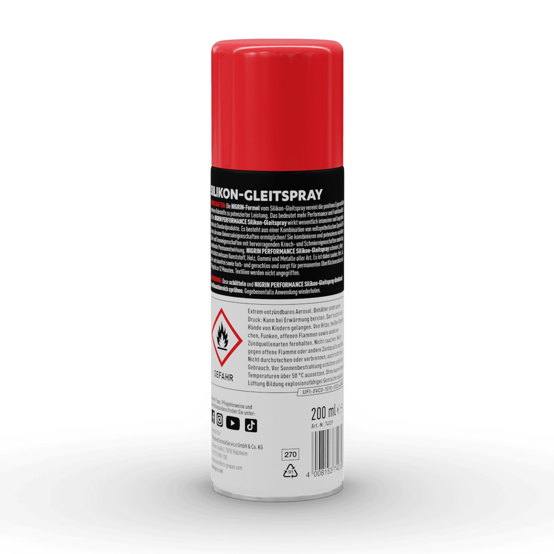 PERFORMANCE Silicone Lubricant Spray 200 ml