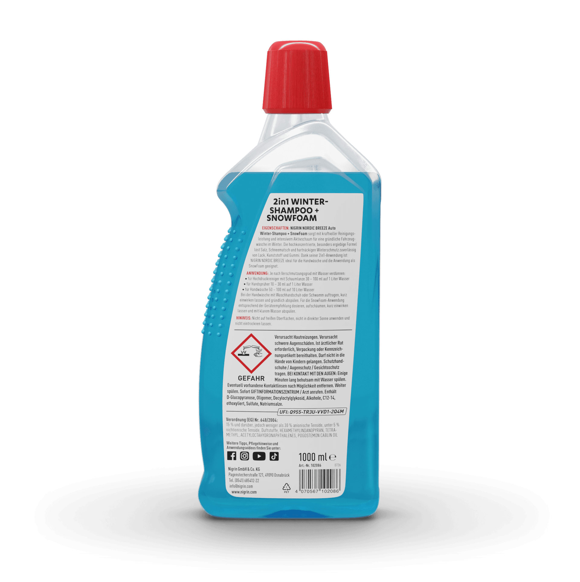 NORDIC BREEZE Auto Winter-Shampoo + Snowfoam 1 L