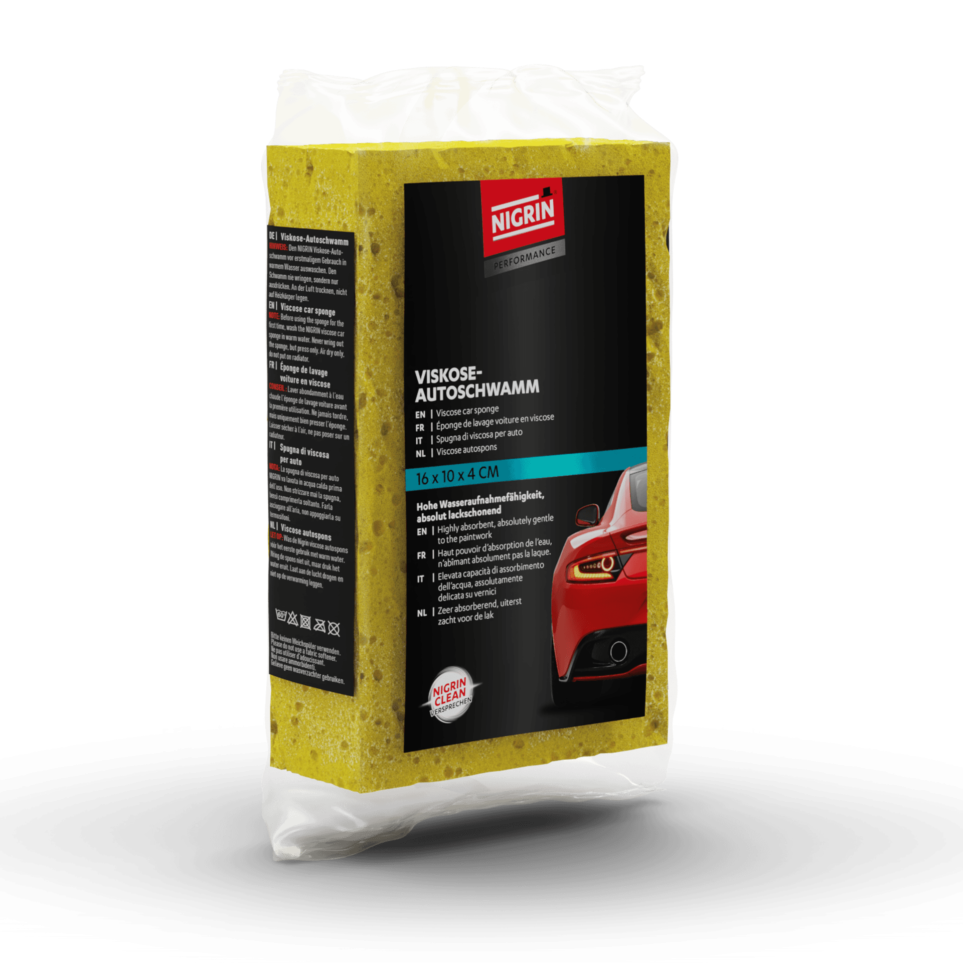 PERFORMANCE Car Sponge Viscose Square