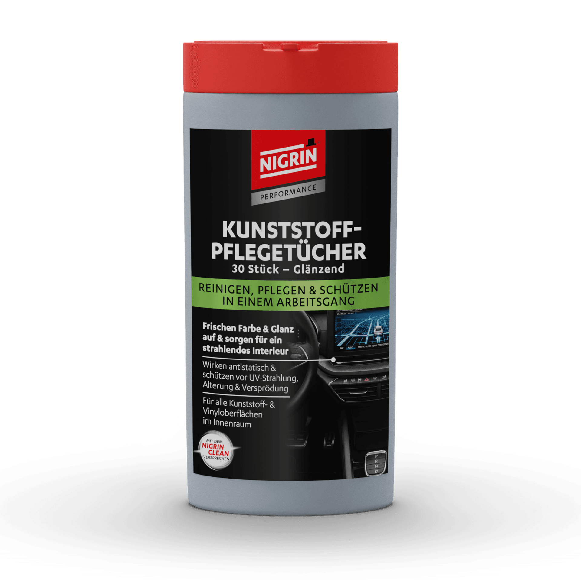PERFORMANCE Kunststoff-Pflegetücher glänzend 30 Stk.